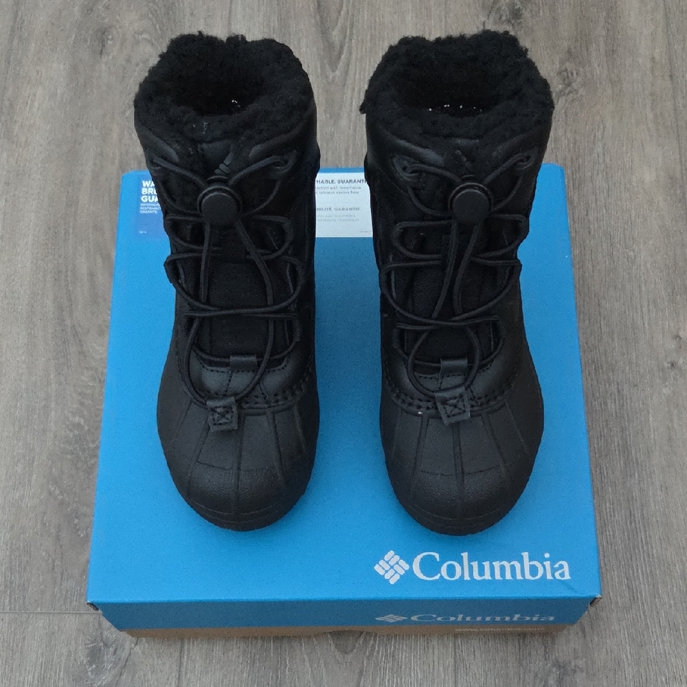 Columbia Kids Bugaboot Celsius Black Toddler Size 10